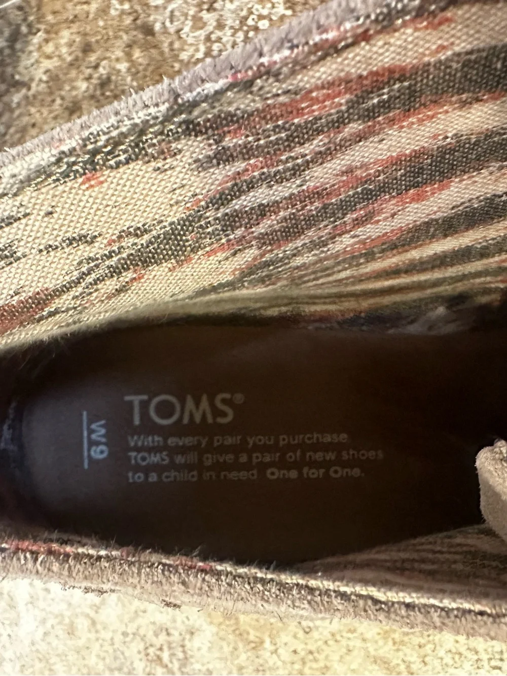 TOMS Gray Suede Wedge Ankle Booties Lace Up Women’s Size 9